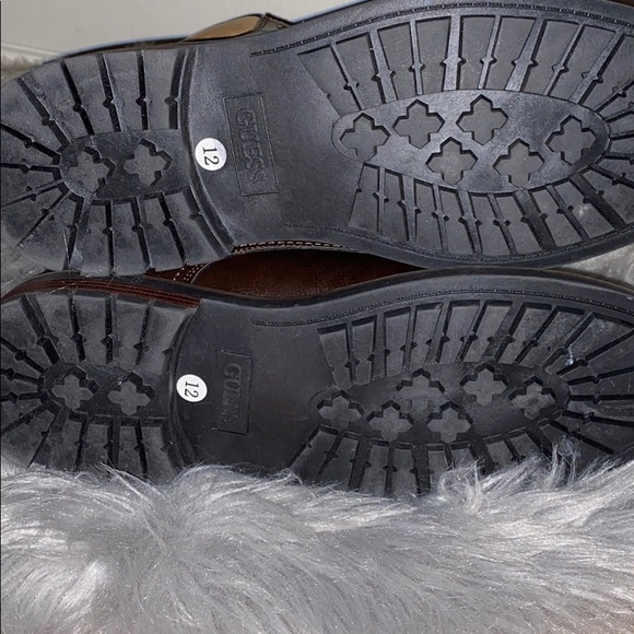 Guess Combat Boots Fur Lined Brown - Picture 8 of 8